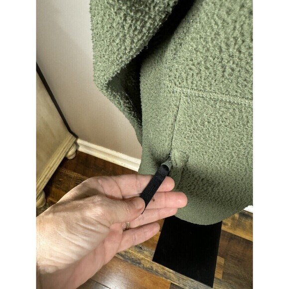 Everlane Olive Teddy Jacket - Picture 3 of 9